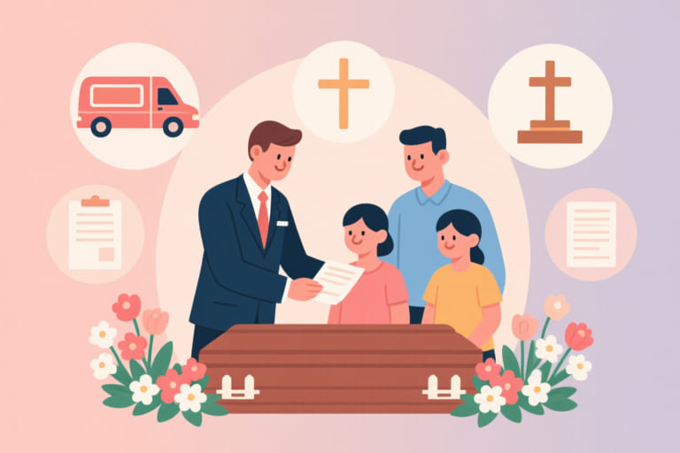 時光生命禮儀專員協助家屬規劃喪禮流程與文件