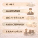 深夜親人離世怎麼辦，禮儀師第一時間陪伴的真實告別故事